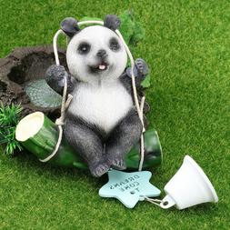 1Pc Wind Chime Panda Swinging Pattern Bell Pendant for Bedro