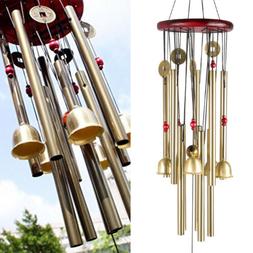 10 Tube 5 Bells Chapel Bell For Garden Backyard Home Decor