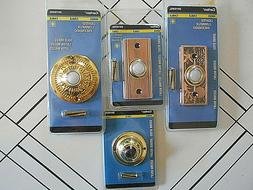 4~NEW SEALED CARLON SOLID BRASS WIRED LIGHTED PUSH BUTTON DO