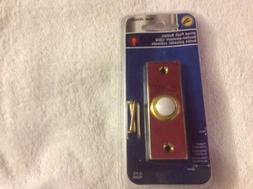 Door Bell,Health Zenith Wire Push Doorbell Polished Brass Fi