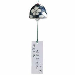 From Japan Furin Glass Wind Chime Bell Arita Pottery