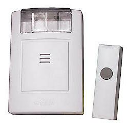 NuTone Doorbell Strobe/Chime with Button 