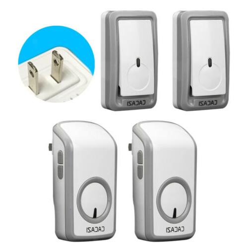 Plug-in Wireless Door bell Doorbell Chime with 2 Transmitter