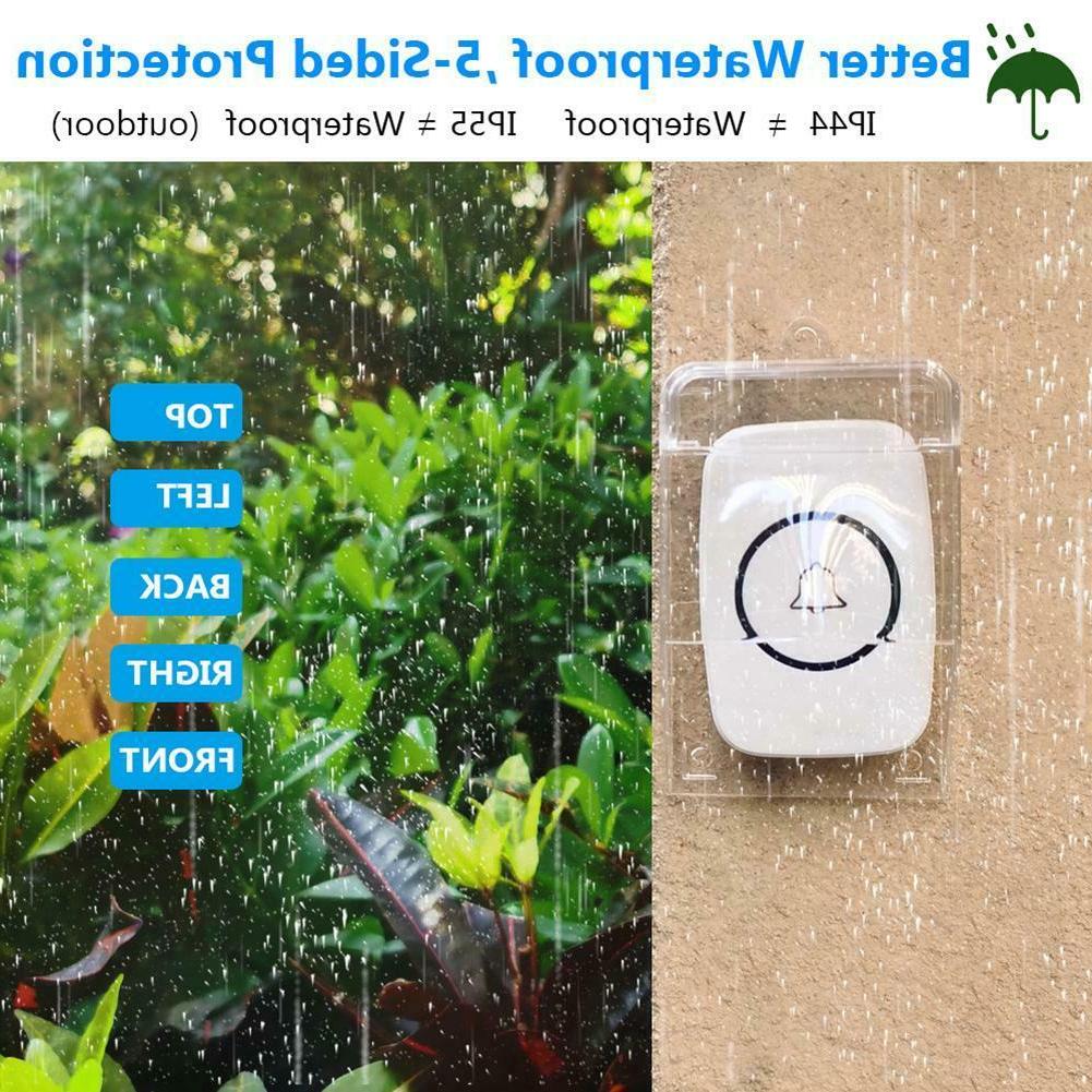 Transparent Waterproof Cover for Wireless Doorbell Home Door