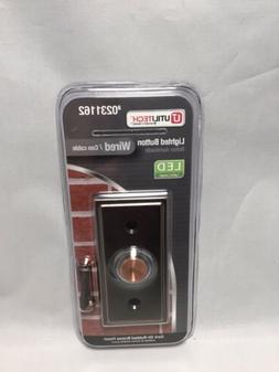 Utilitech Lighted Button LED Wired Bronze Finish Doorbell Ch