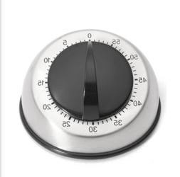 Long Ring Bell Alarm Loud 60-Minute Kitchen Cooking Wind Up 