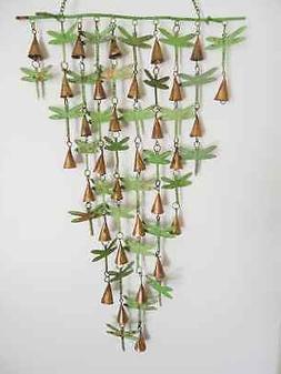 Dragonfly And Shimmering Bells Wind Chime Dragonflies Garden