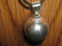 Silver 20mm Harmony Ball Round Sphere Chime Bell Bead Charm 