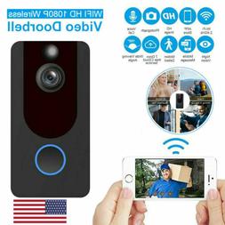 Two-Way Door Bell WiFi Wireless Video PIR Doorbell Talk Smar