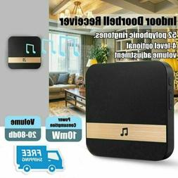 US Plug Wireless WiFi Doorbell Chime Ding-Dong Smart Door Be