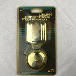Vintage NOS Trine  2.1/2 inch Door Bell 172C Gold Tone