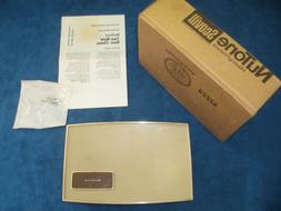 Vintage NOS NuTone DOORBELL DOOR CHIME "Contour" LA-12 Honey