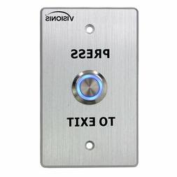 Visionis VIS-7001 Door Bell Type Request to Exit Button for 