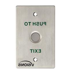 Visionis VIS-7022 Stainless Steel Door Bell Type Exit Button