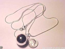 W-37#2  .925 STERLING SILVER 20MM CHIME BALL BELL  SILVER NE