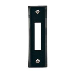 Hampton Bay Wired Door Bell Push Button, Black