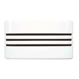 Door Chime Wired White 2 Selectable Tunes Sleek Design With 