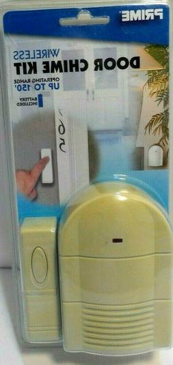 Wireless door chime Kit by PRIME brand new but yellowedsee p