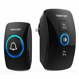 Wireless Doorbell, TeckNet Waterproof Wireless Door Bell Chi