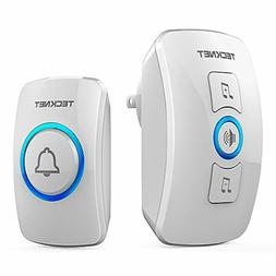 Wireless Doorbell, TeckNet Wireless Door Bell Chime Kit with