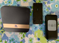 Wireless Plug-in Doorbell 52 Songs/Chimes  BLACK New FREE SH