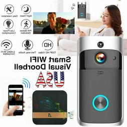 Wireless Smart Doorbell WiFi Video Door Bell Two-Way Talk Ca