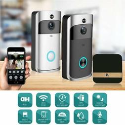 Wireless Smart WiFi Video Doorbell Phone Door Ring Intercom 