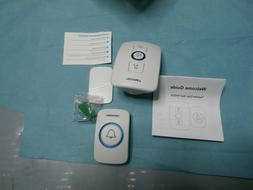 Wireless WHITE TeckNet WA658 Waterproof Wireless Door Bell C