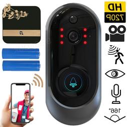 Wireless WiFi DoorBell Set Smart PIR Camera Video Two-Way Ta
