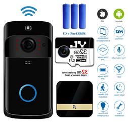 Wireless WiFi Video Doorbells Two-Way Smart Phone Door Ring 