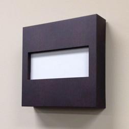 Hampton Bay Wireless or Wired Door Bell, Espresso with White